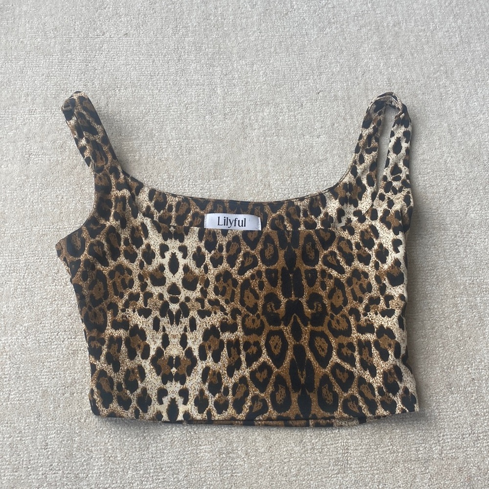 cheetah crop top